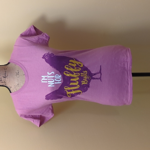 Gildan Tops - I'm nuts for Fluffy Butts chicken lover Tee